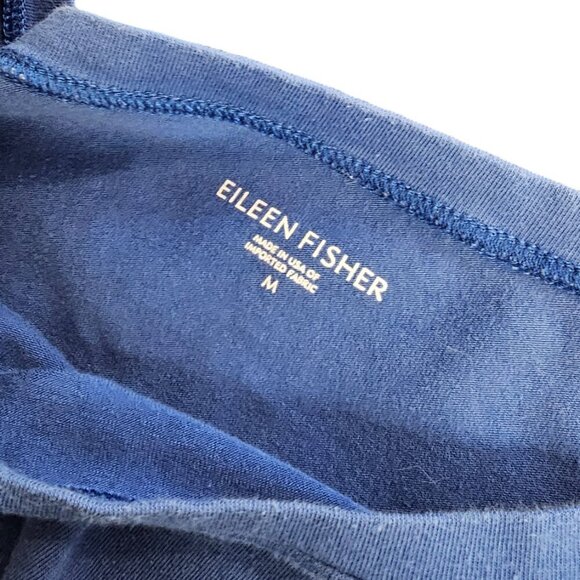 Eileen Fisher Womens Short Sleeve T-Shirt Dress, Basic, Casual, Size M - Picture 3 of 8